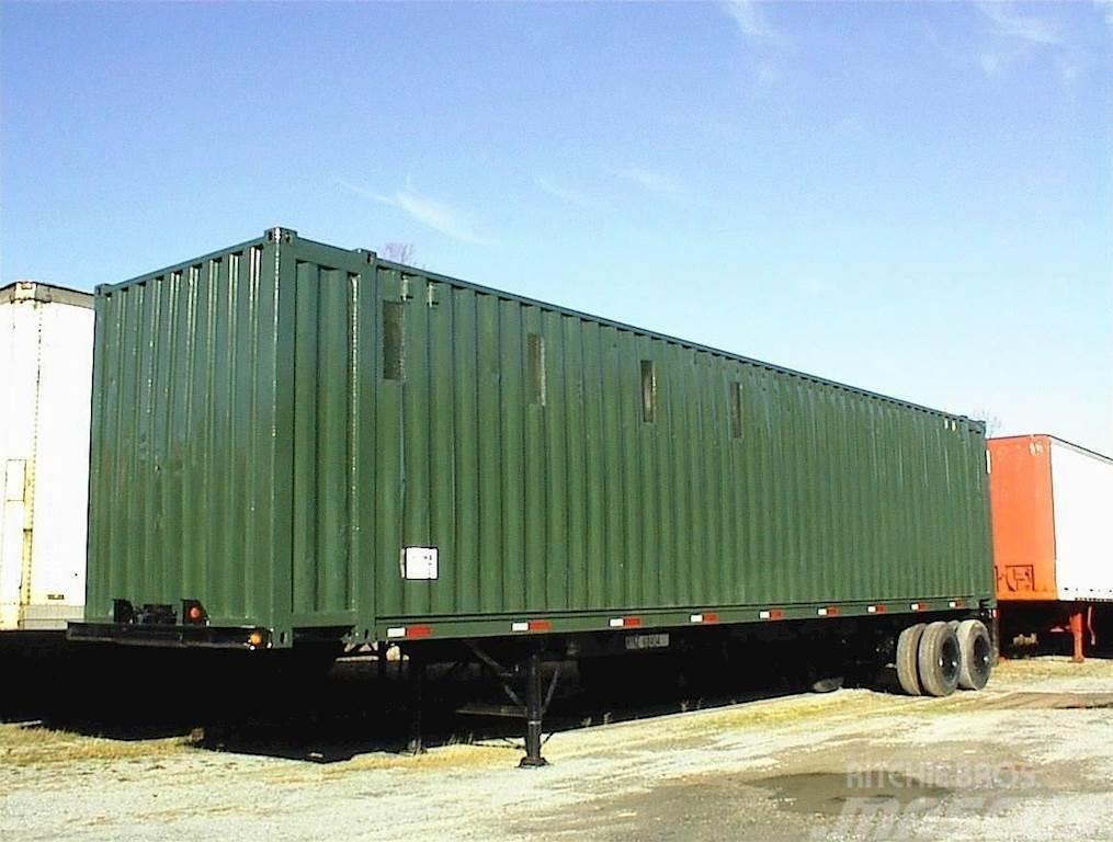 Custom Built 45'X13'6 EXTRA HD CHIP VAN Container trailers