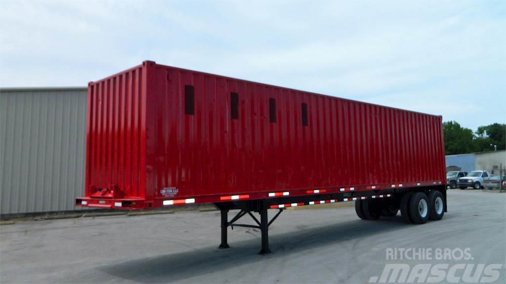  Custom Built EXTRA HD CHIP VANS STEEL Container trailers