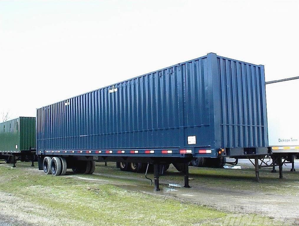  Custom Built EXTRA HEAVY DUTY CHIP VANS STEEL Container trailers