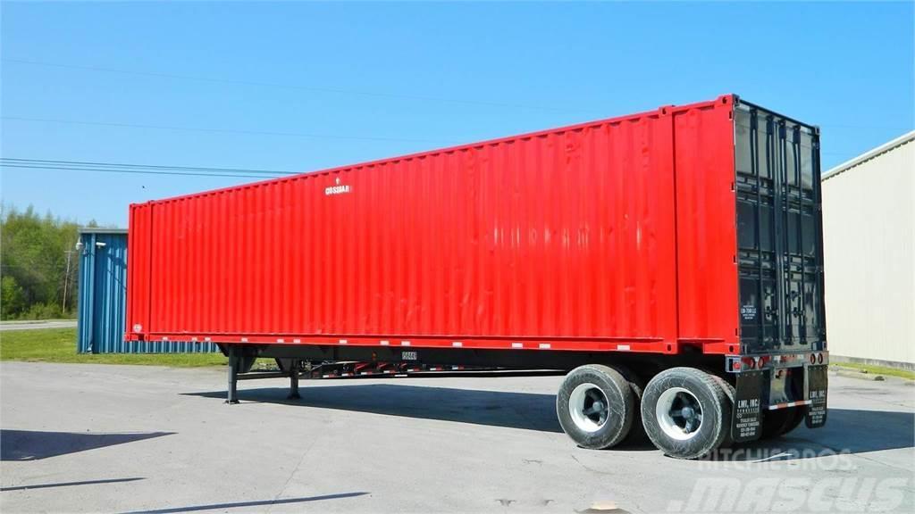  Custom Built STEEL CONTAINER Wood chip trailers