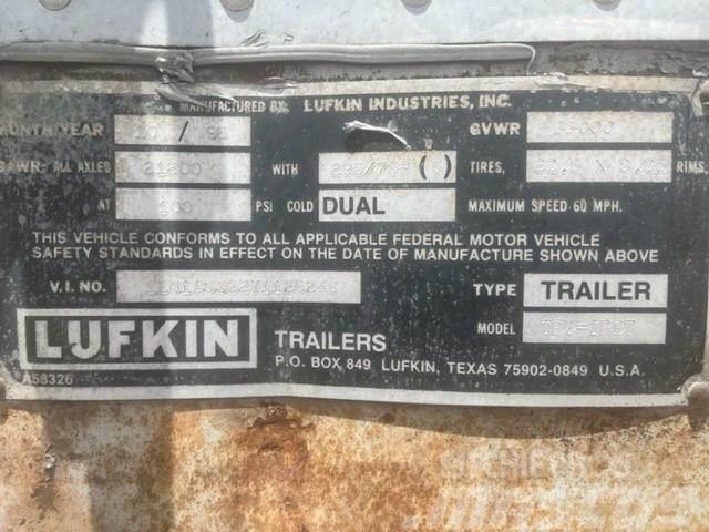 Lufkin 53'X102 DRY VAN, SPRING RIDE SLIDING TANDEM, SWIN Box Trailers