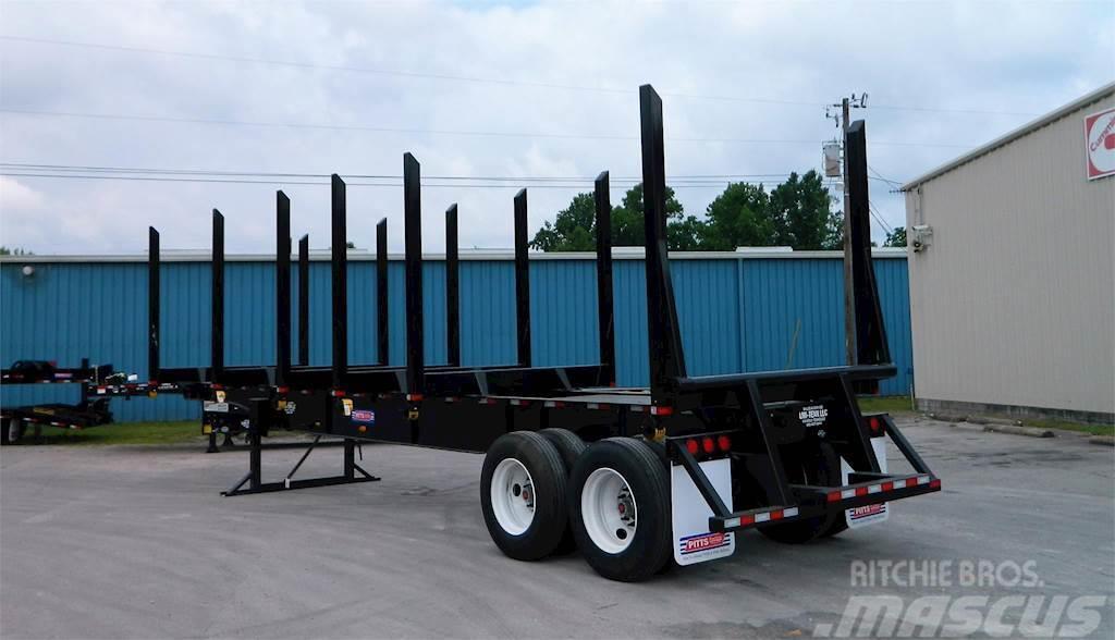 Pitts LT40-L SINGLE POINT Timber semi-trailers