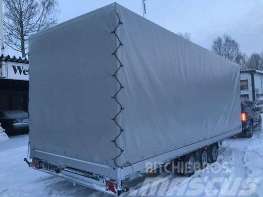 Boro liukukapeli 6,5x2,3x2,3 3500kg kylki aukeava Curtainsider trailers