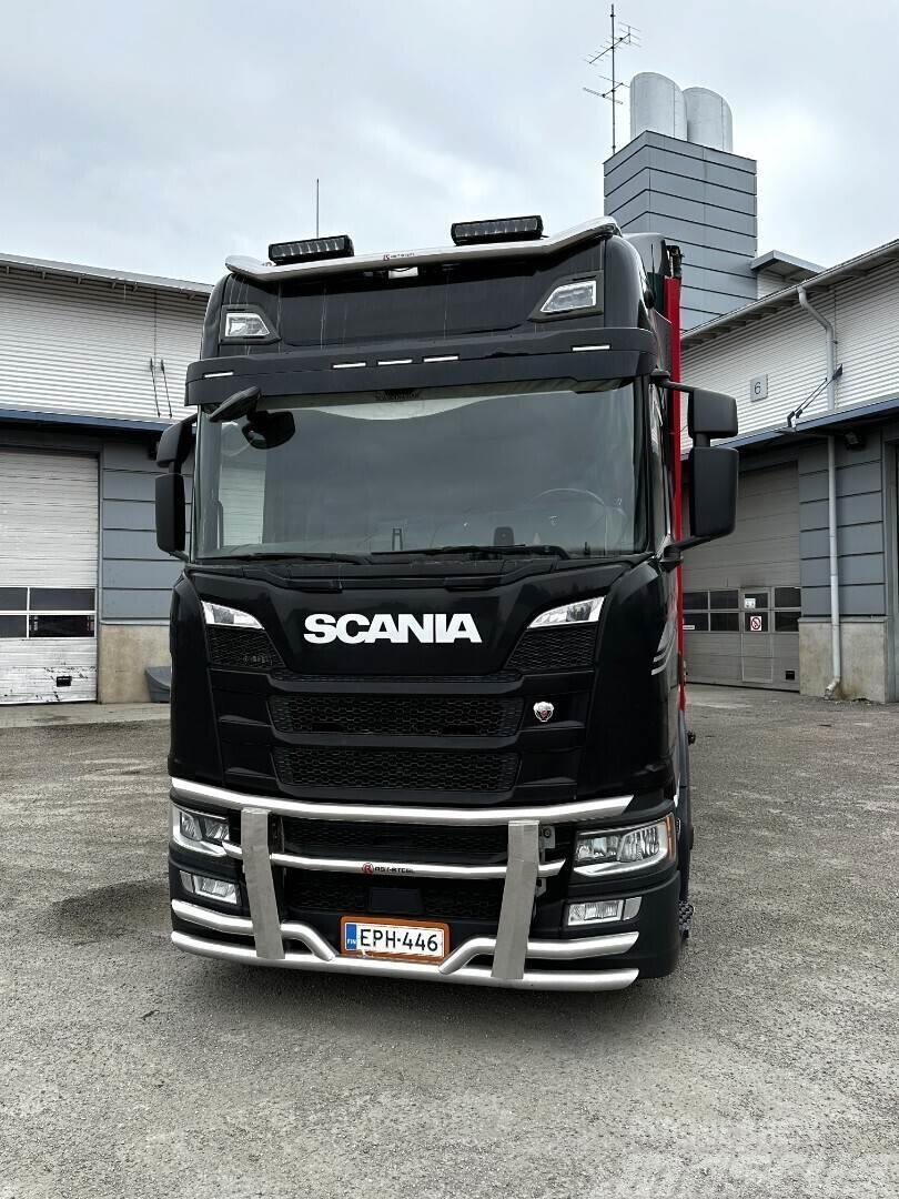 Scania R500 6x2 Curtain sider trucks