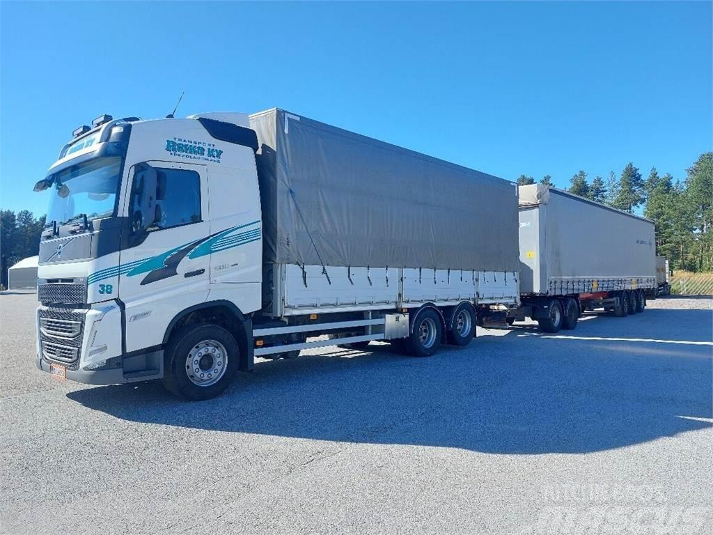 Volvo FH13 500 I-Save 6x2 Curtain sider trucks