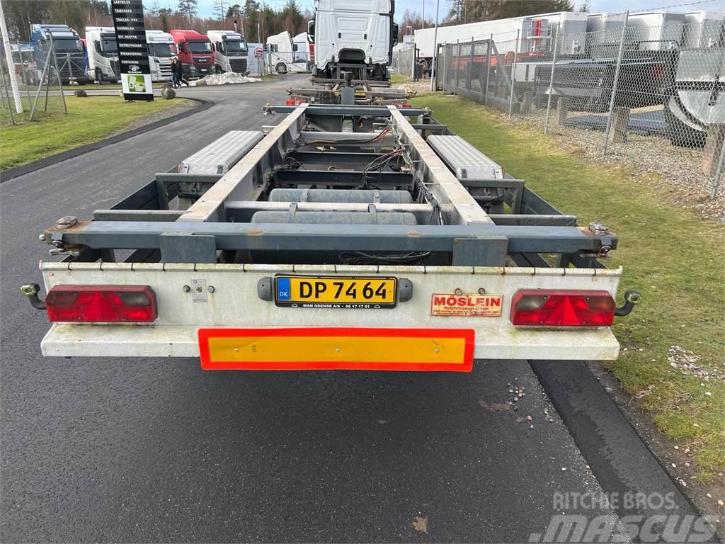 Ackermann 11 ton - 7150 mm + 20 fods container Container trailers