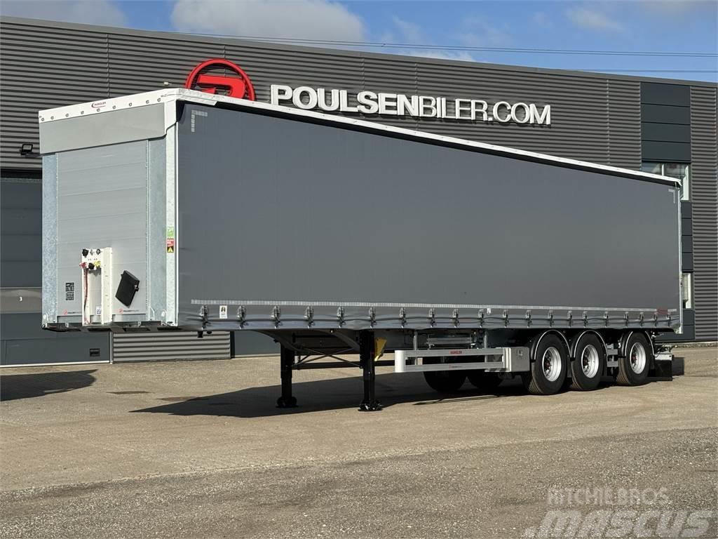 Hangler 3-aks 45-tons gardintrailer Nordic Curtain sider semi-trailers