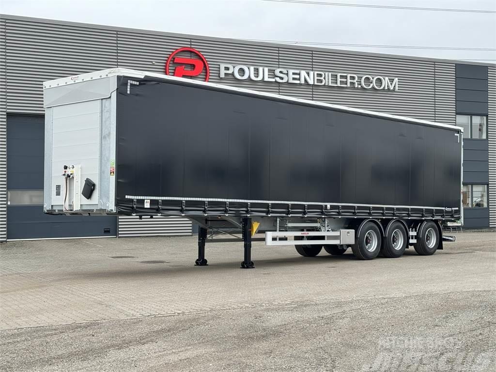 Hangler 3-aks 45-tons gardintrailer truckbeslag Curtain sider semi-trailers