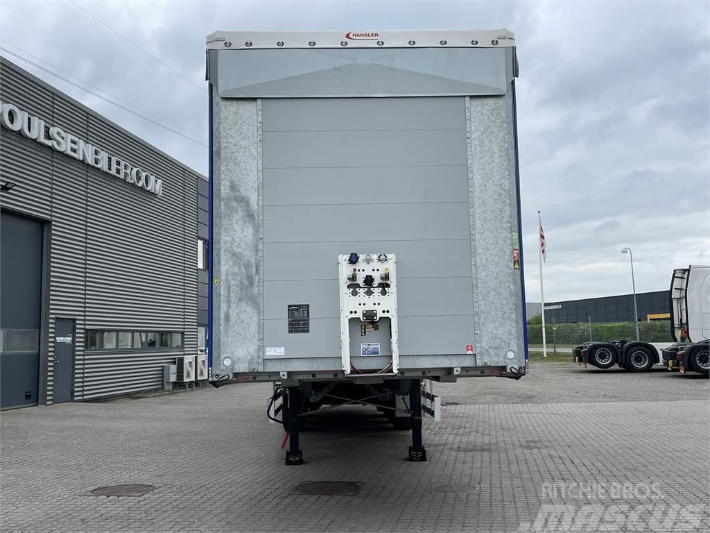 Hangler 3-aks gardintrailer Zepro lift + hævetag Curtain sider semi-trailers