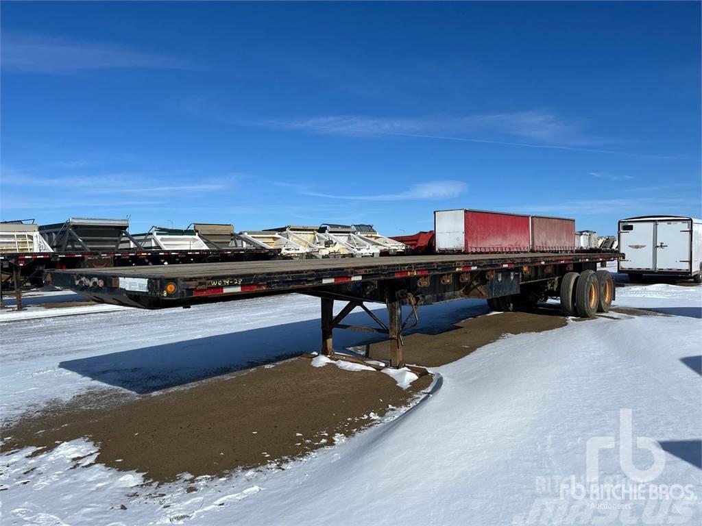  45 ft T/A Flatbed/Dropside semi-trailers