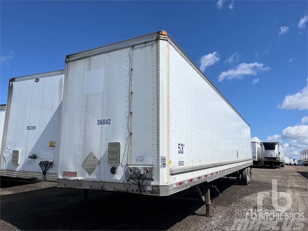 Diamond 53 ft x 102 in T/A Box semi-trailers