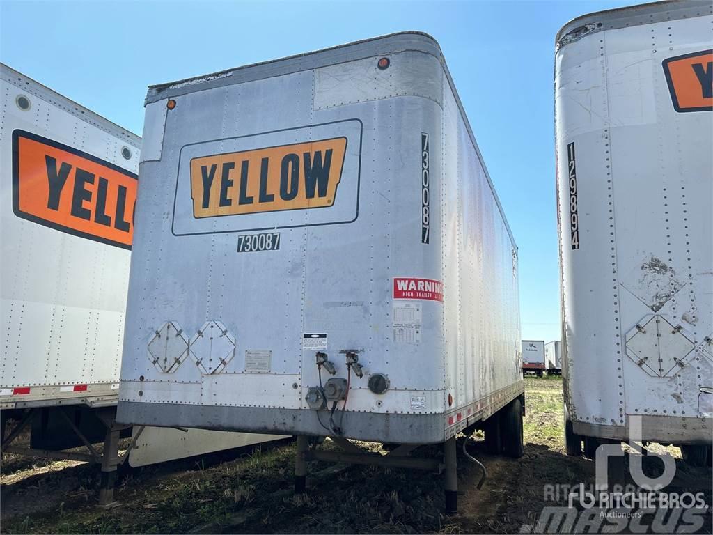 Fruehauf 28 ft S/A Box semi-trailers