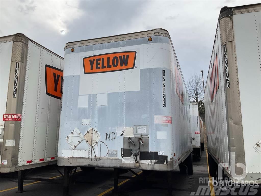 Fruehauf 28 ft x 102 in S/A Box semi-trailers