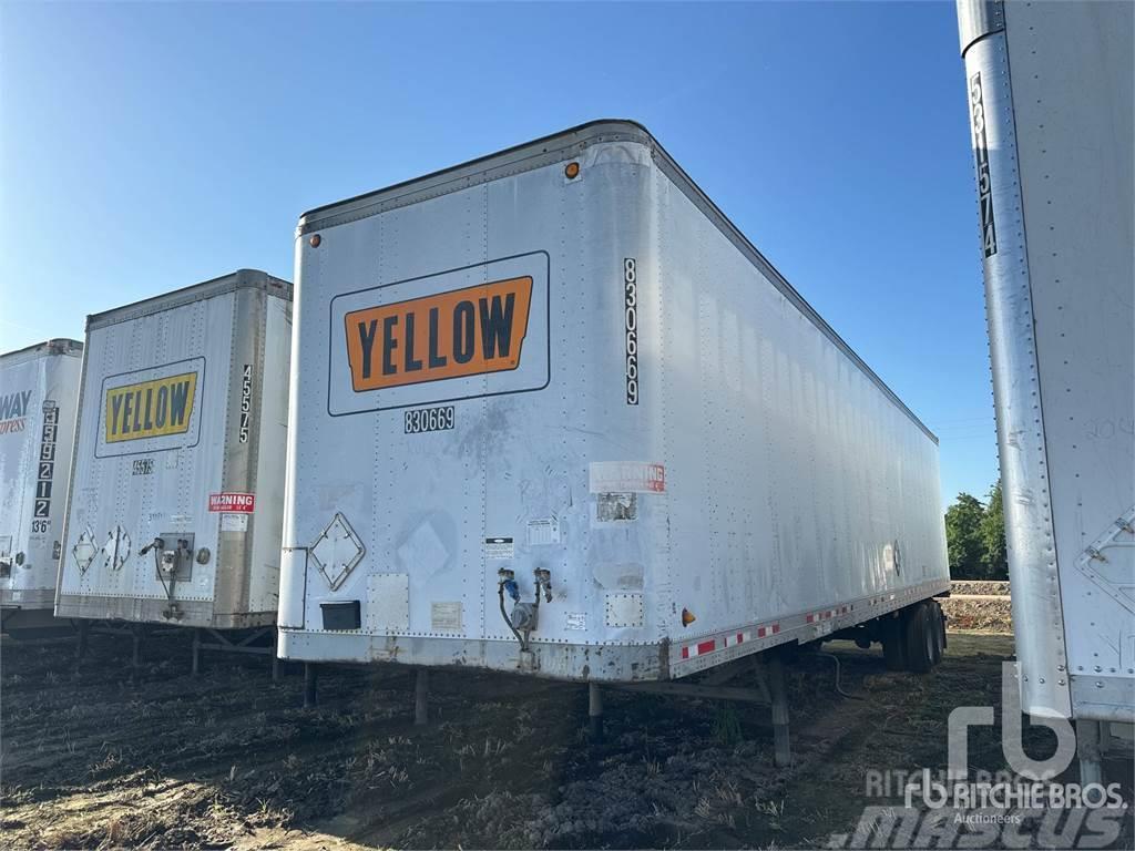 Fruehauf 45 ft T/A Box semi-trailers