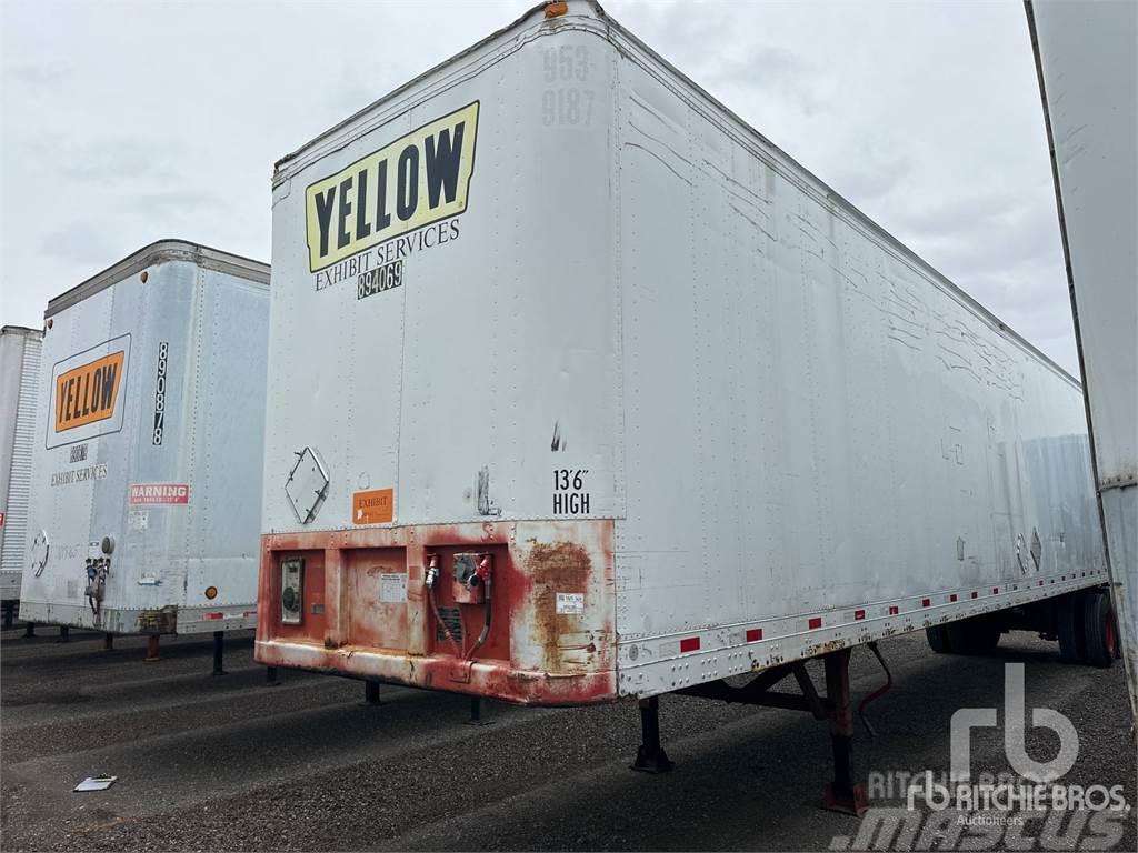 Fruehauf 45 ft x 102 in T/A Box semi-trailers