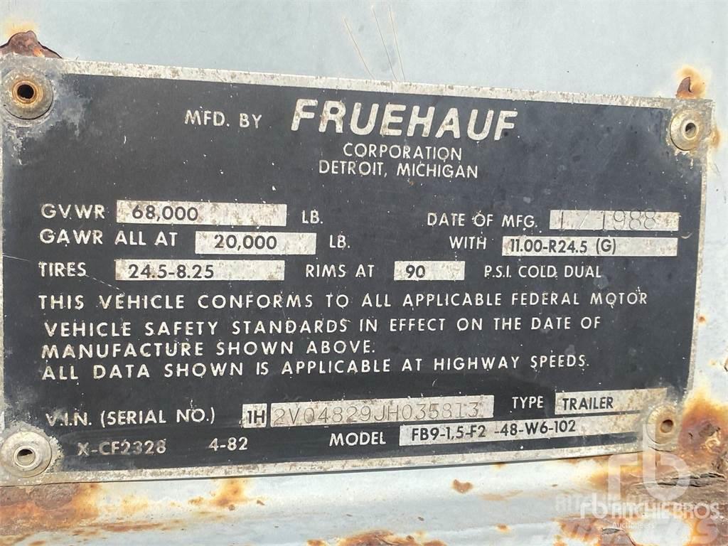 Fruehauf 48 ft x 102 in T/A Box semi-trailers