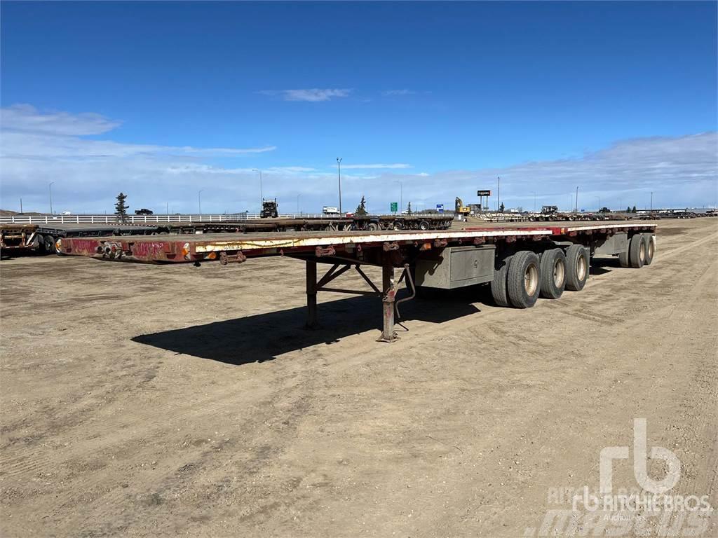 Lode King 28 ft Super B-Train Lead Flatbed/Dropside semi-trailers