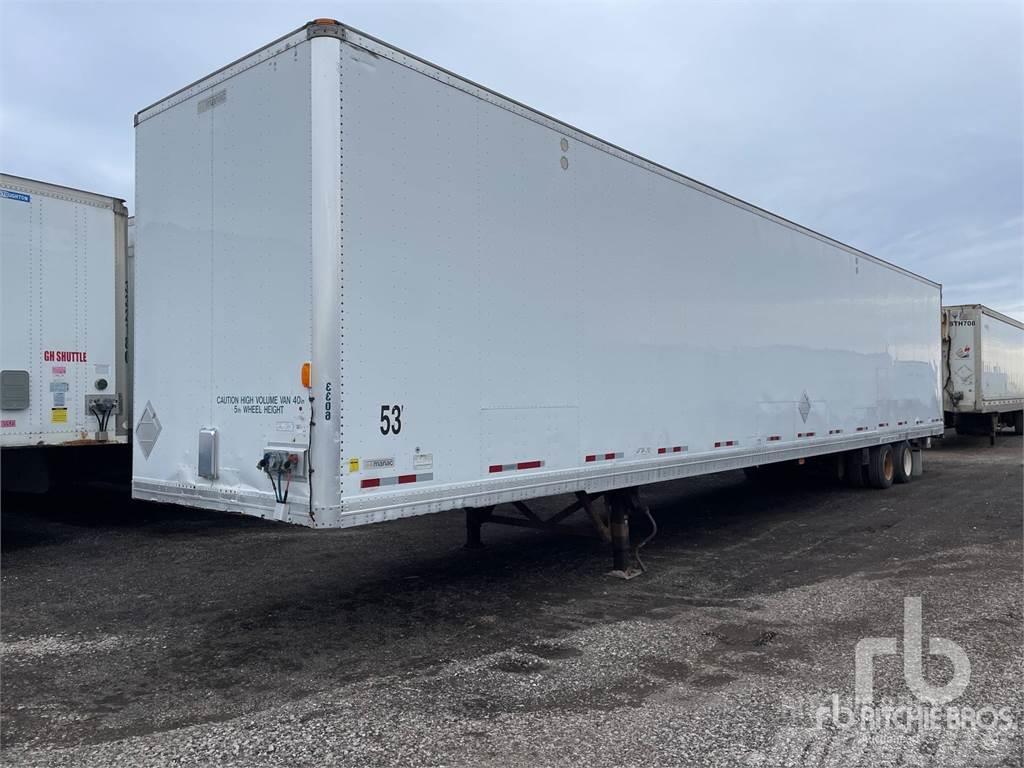 Manac 53 ft x 102 in T/A Box semi-trailers