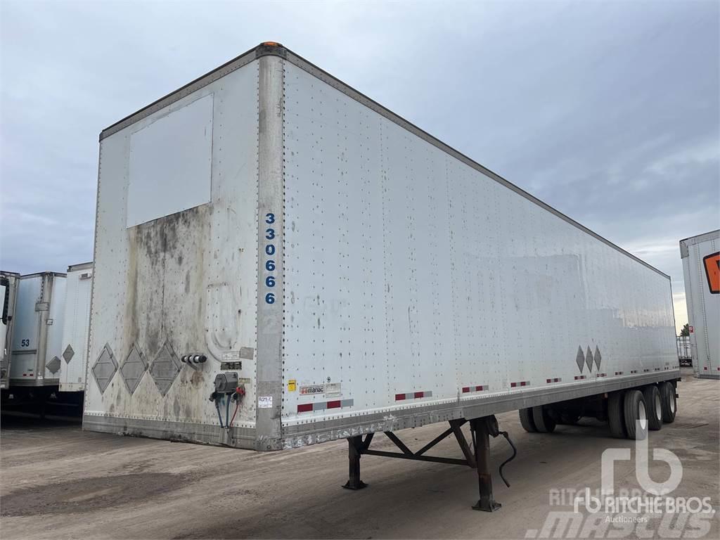 Manac 53 ft x 102 in Tri/A Box semi-trailers