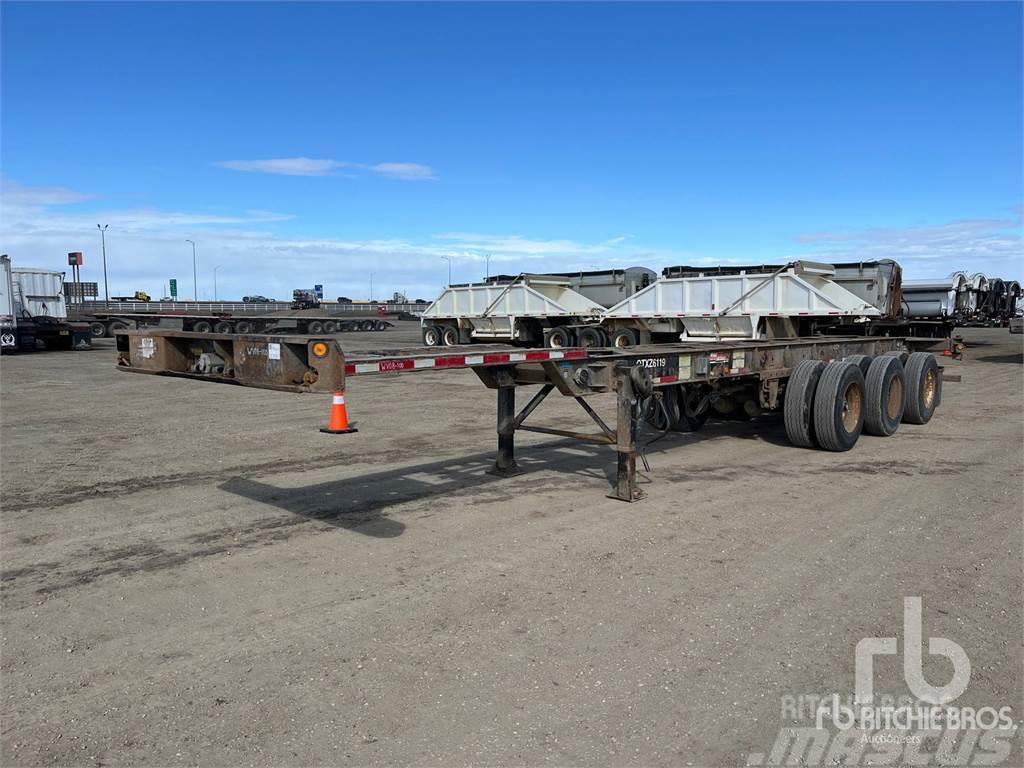 Max Atlas 40 ft Tri/A Extendable Container trailers