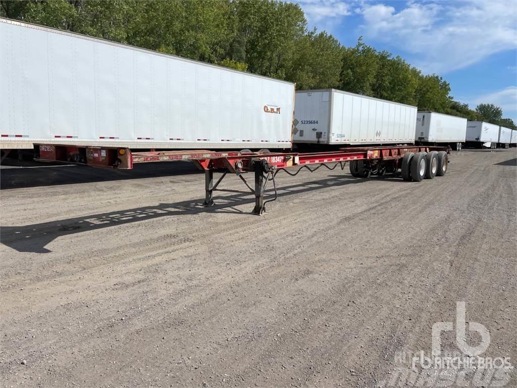 Max Atlas Tri/A Extendable 40 Ft - 53 Ft Container semi-trailers