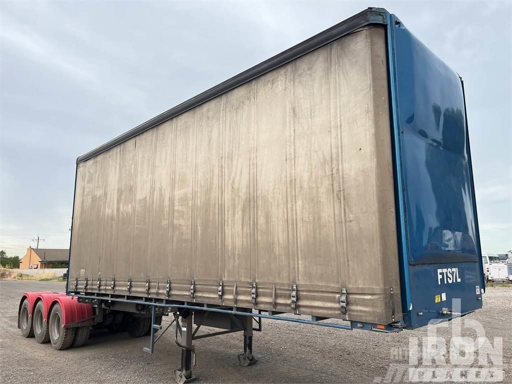  MAXITRANS 7.4 m Tri/A B-Double Lead Curtain sider semi-trailers