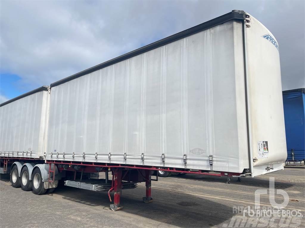  MAXITRANS 7.5 m Tri/A B-Double Lead Curtain sider semi-trailers
