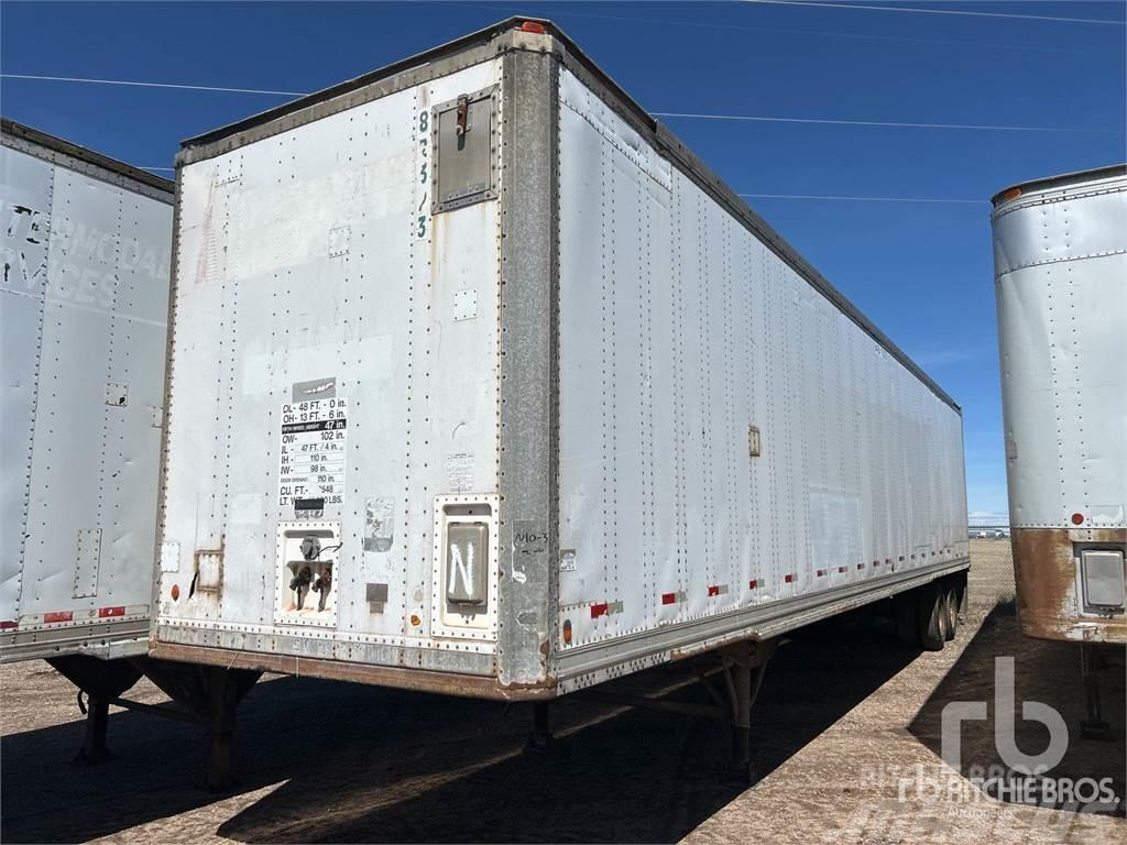 Miller 48 ft x 102 in T/A Box semi-trailers