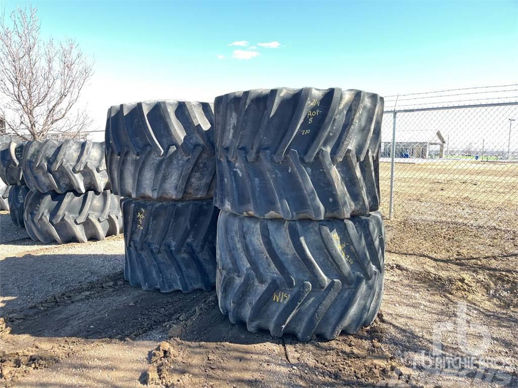  Quantity of (4) 66x43.00-25 Log ... Tyres, wheels and rims
