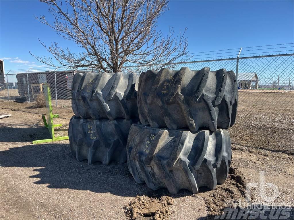  Quantity of (4) 67x34.00-25 Log ... Tyres, wheels and rims