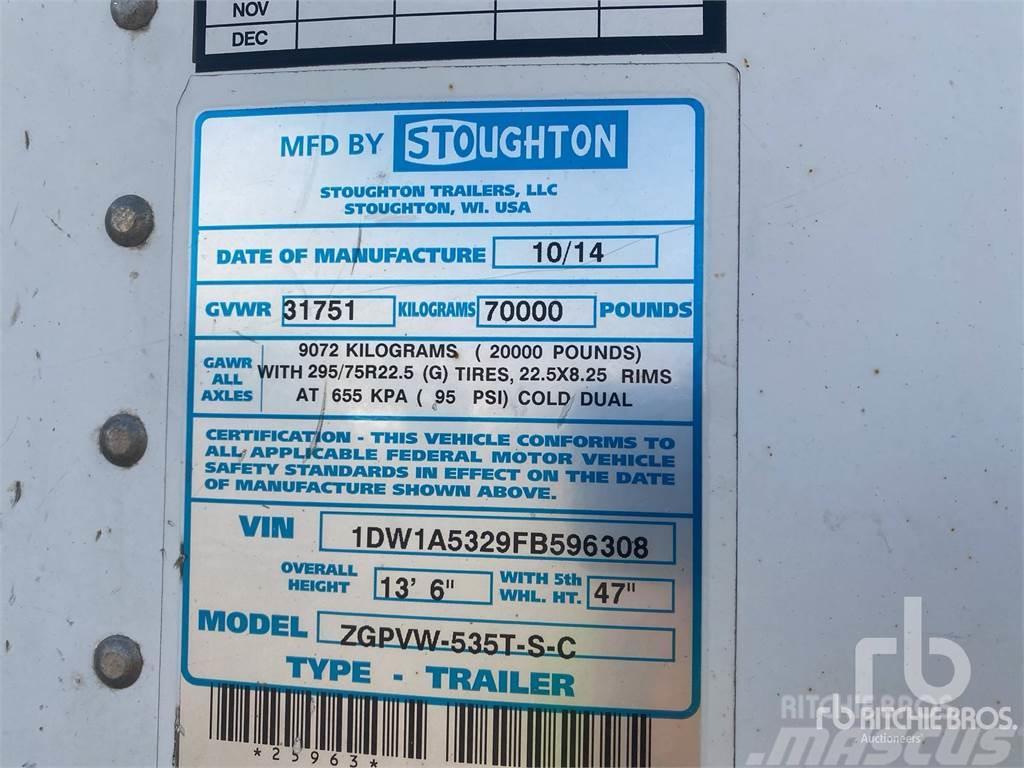 Stoughton 53 ft T/A Box semi-trailers