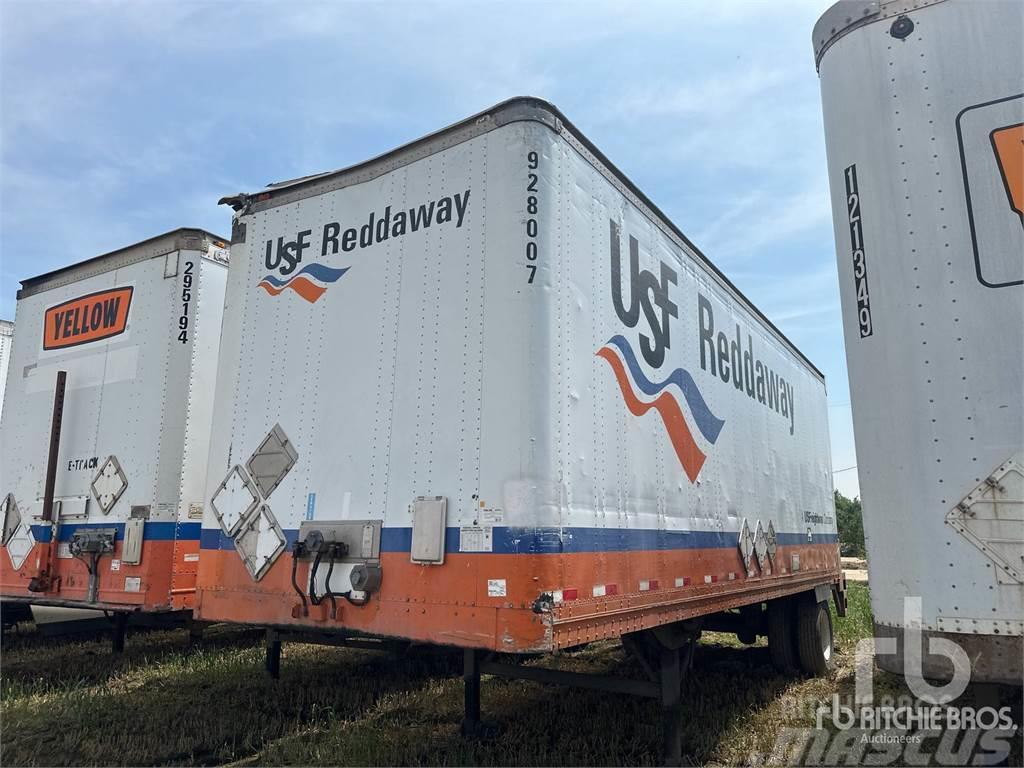 Strick 28 ft x 102 in S/A Box semi-trailers