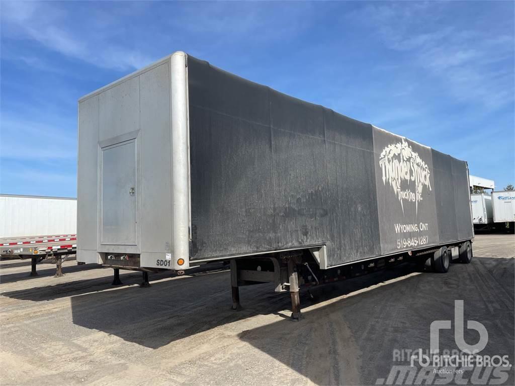 Transcraft 48 ft T/A Spread Axle Step Deck Curtain sider semi-trailers