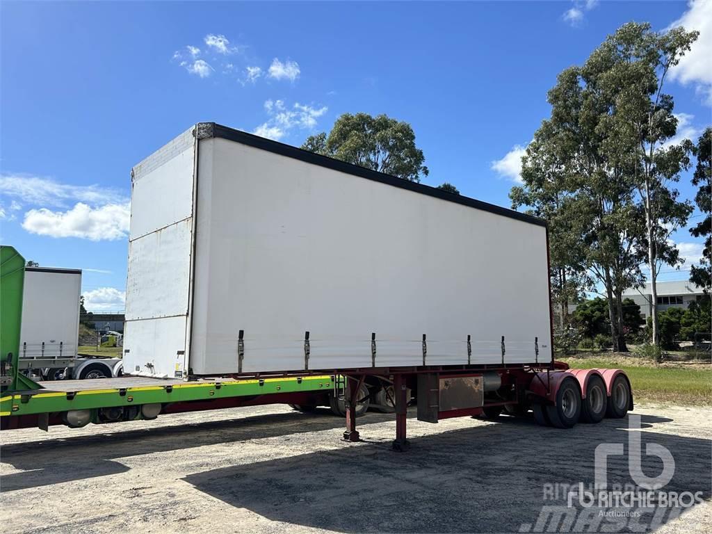  VAWDREY 7.2 m Tri/A B-Double Lead Curtain sider semi-trailers