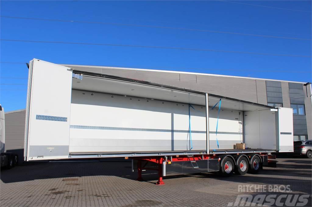 Ekeri 3-aks XL-godkendt Box semi-trailers