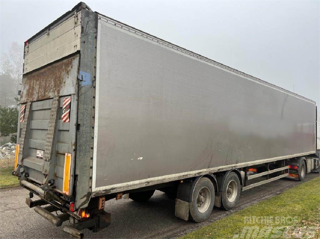 Fruehauf 13,6 mtr box - lodretstående lift Box semi-trailers