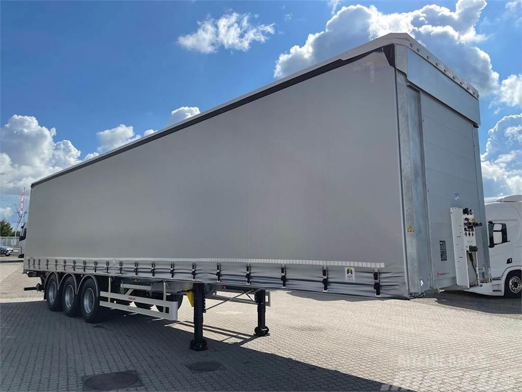 Hangler 3-aks - 2500 kg Zepro lift + Hævetag Curtain sider semi-trailers