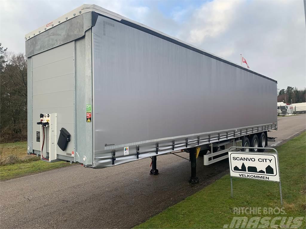 Hangler SDS-H 420 3-aks XL-godkendt + hævetag Curtain sider semi-trailers