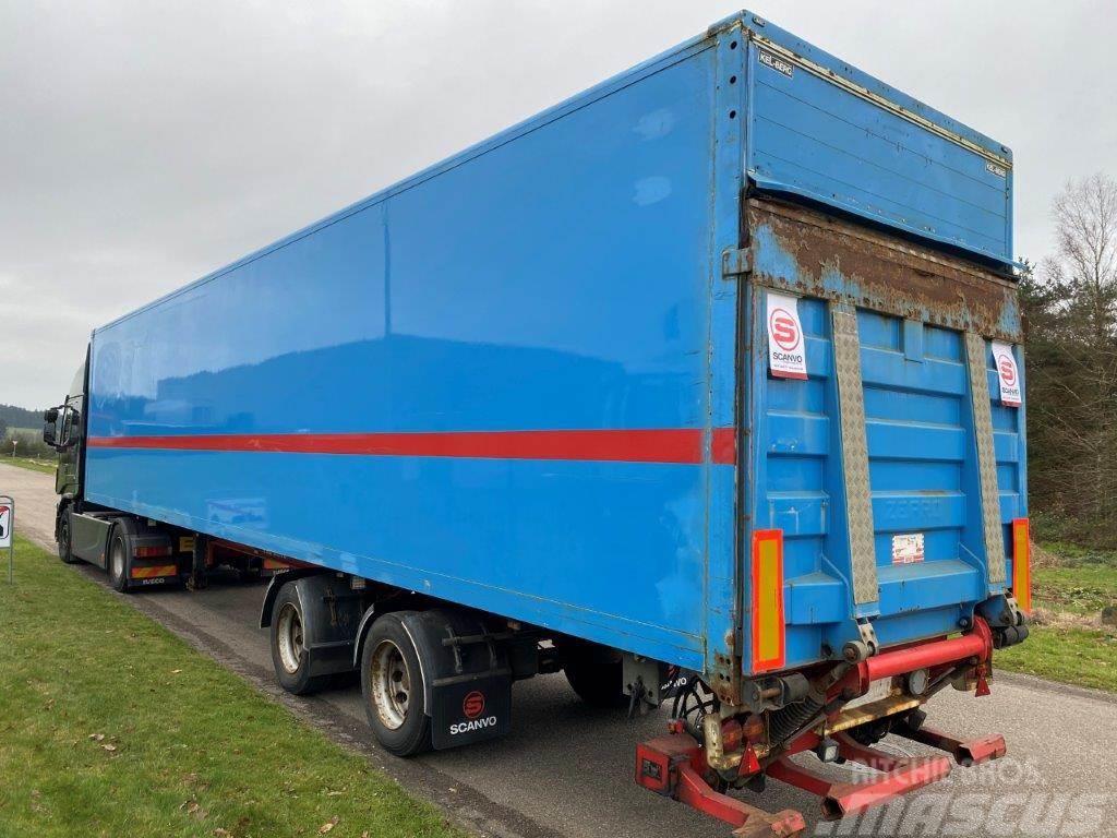 Kel-Berg 13,6 mtr boks citytrailer med lift Box semi-trailers