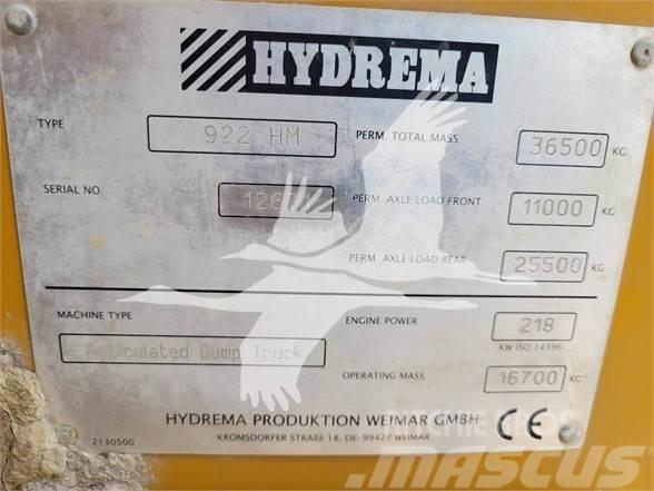 Hydrema 922HM Articulated Haulers