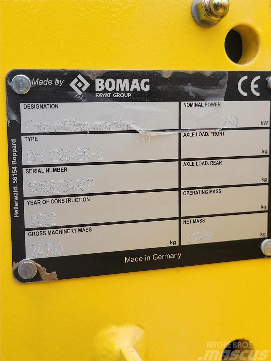 Bomag BM1200/35 Asphalt cold milling machines