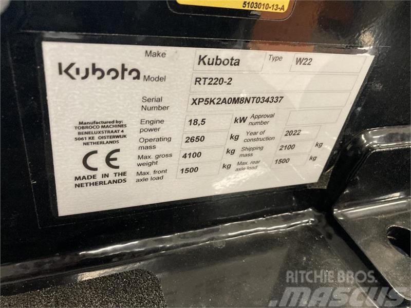 Kubota RT 220- 2 Mini loaders