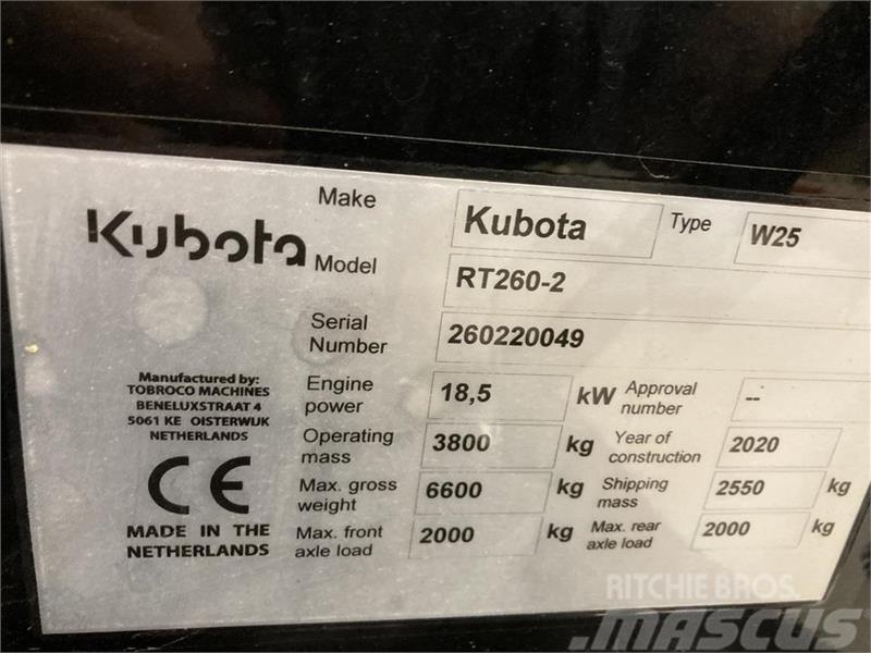 Kubota RT260-2 Mini loaders