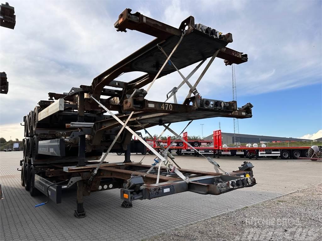 Schmitz 3 x Multichassis Container semi-trailers