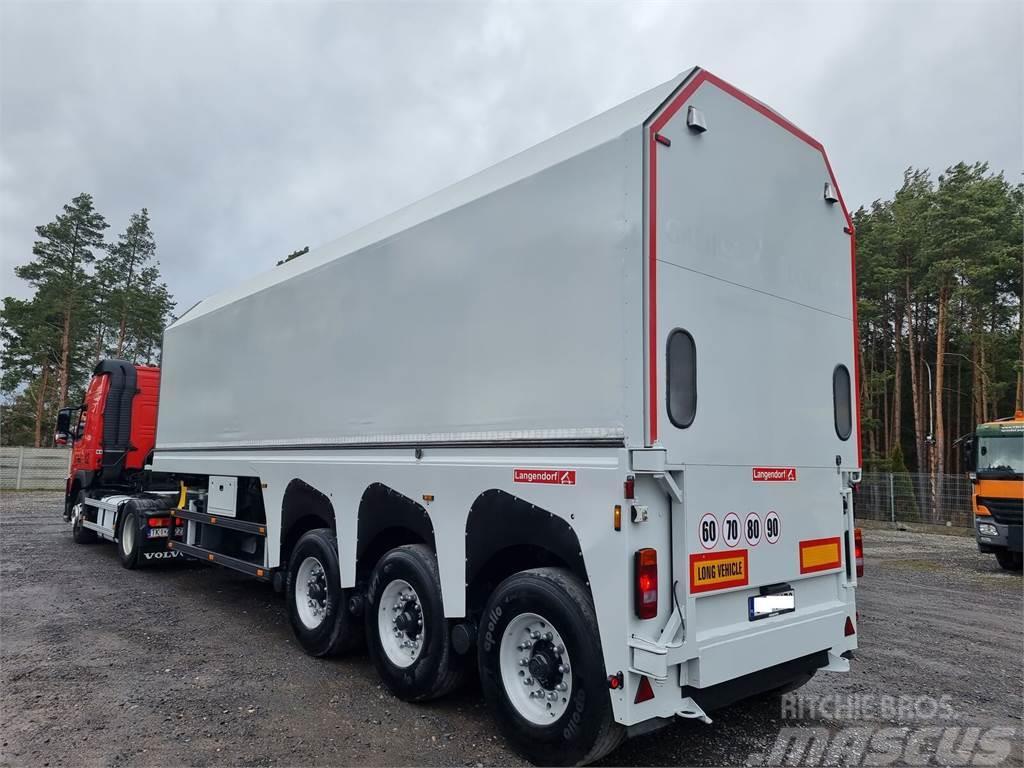 Langendorf For the transport GLAS and concrete, concrete pane Glass transport semi-trailers