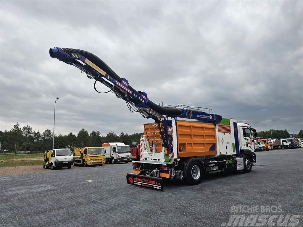 MAN RSP ESE 18/4-KM Saugbagger vacuum cleaner excavato Commercial vehicle