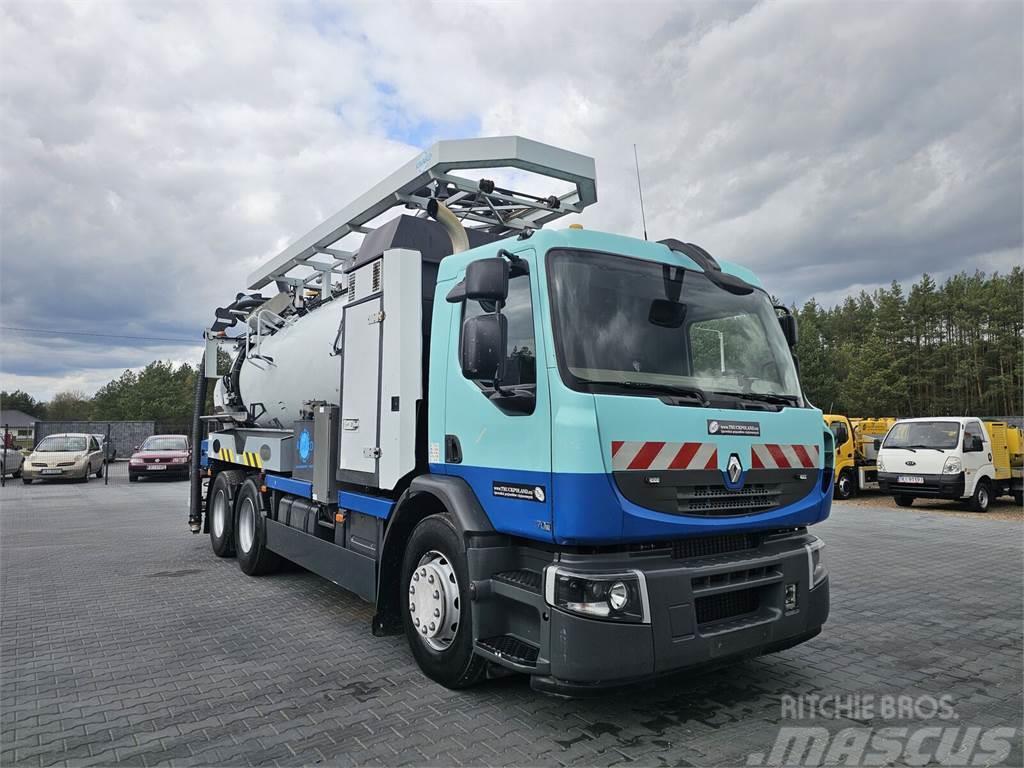 Renault 6x4 WUKO RIVARD RECYTLING for collecting liquid wa Commercial vehicle