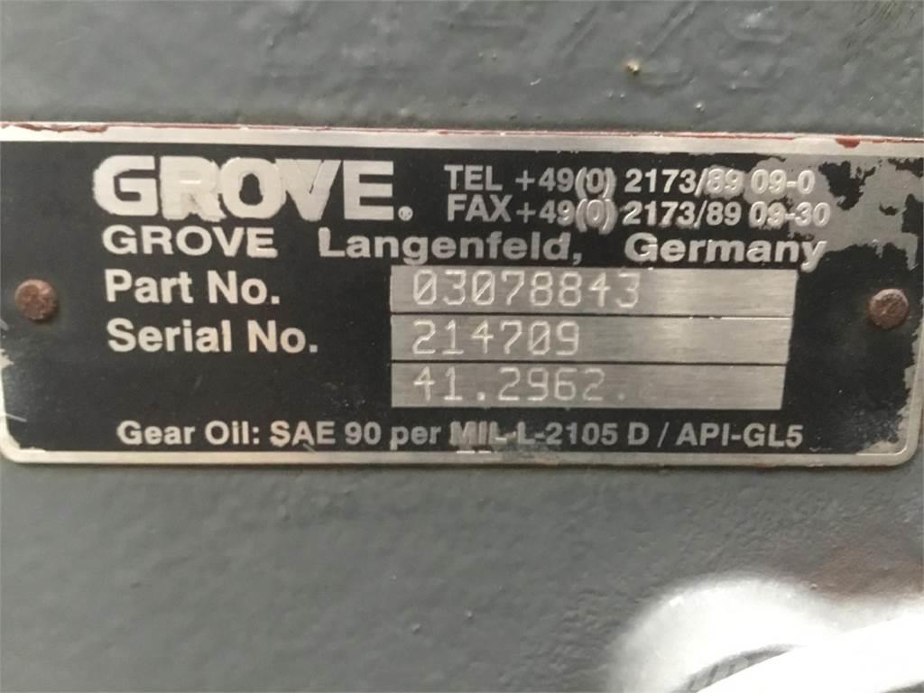 Kessler Grove GMK 3055 diff box axle nr 1 Crane parts and equipment
