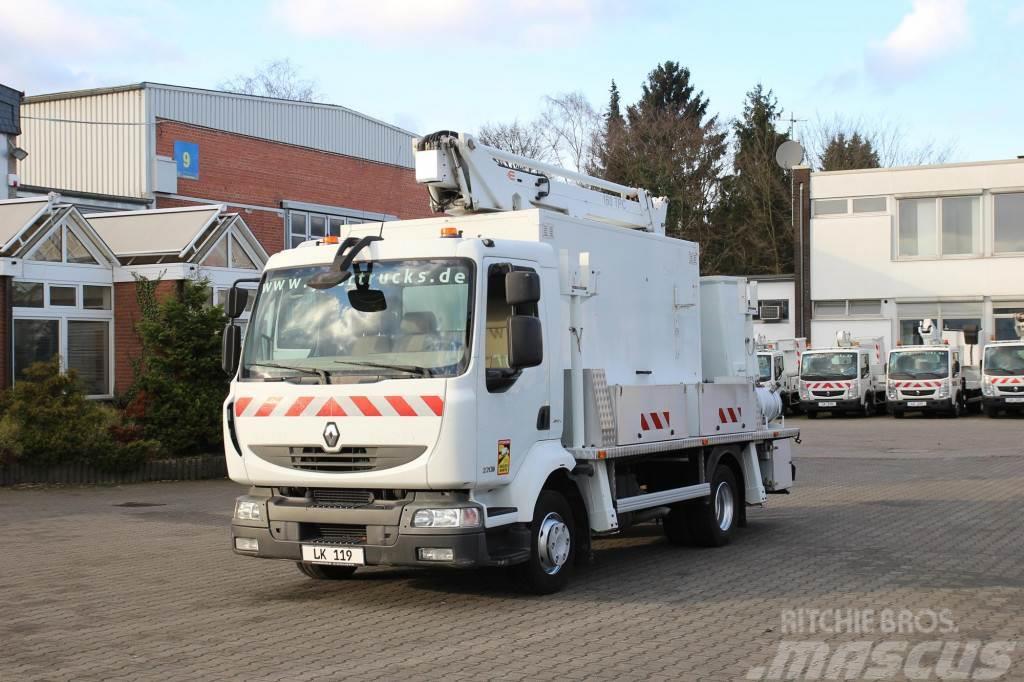 Renault Midlum 220 Bühne EN160TPC 16m 2 Per.Korb Klima Truck mounted platforms
